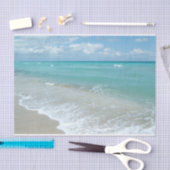 Het opnieuw plaatsen van de Blauwe Beach Ocean Lan Tissuepapier (Craft)