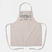 Het opnieuw uitvinden van Zelf Grappig met Testpat Schort (Voorkant)