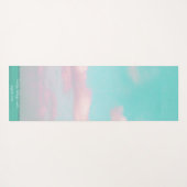 Het opnieuw verzachten van de oceaanroze wolk Mode Yogamat (Achterkant (horizontaal))