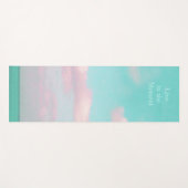 Het opnieuw verzachten van de oceaanroze wolk Mode Yogamat (Voorkant (horizontaal))