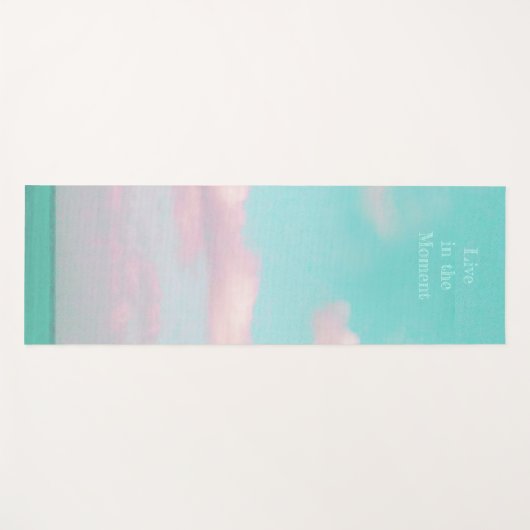 Het opnieuw verzachten van de oceaanroze wolk Mode Yogamat (Voorkant (horizontaal))