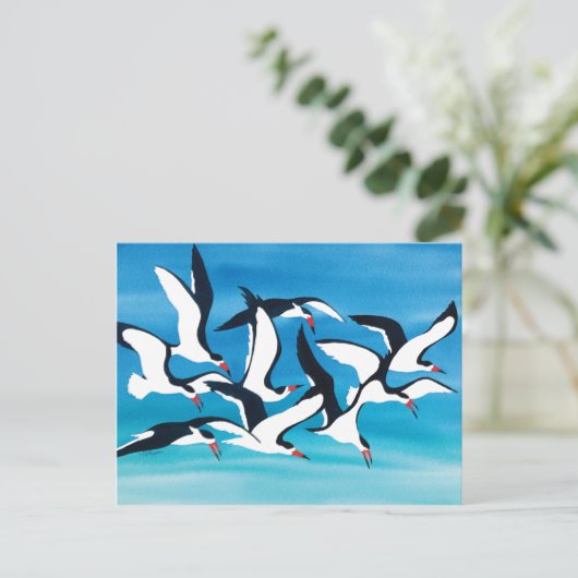 Het oppervlak schaden briefkaart (Staand voorkant)