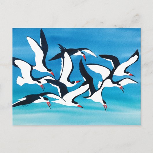 Het oppervlak schaden briefkaart (Voorkant)