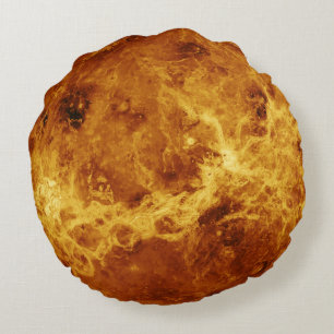 Het oppervlak van Venus Rond Kussen