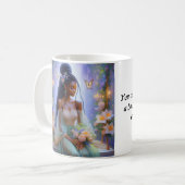 Het oprechte brouwsel: een kopje liefde en troost koffiemok (Voorkant links)