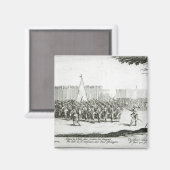 Het oprichten van een leger magneet (Voorkant / Achterkant)