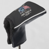 Het opruimen van uw 4 jaar Trump Garbage Inagurati Golfheadcover (3/4 voorkant)