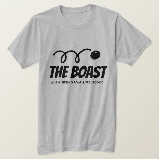 Het opschepperige grappige squash citaat T-shirt v (Design voorkant)
