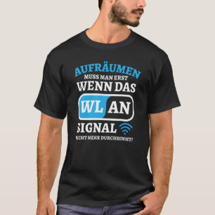 Het opschonen van de Controlemechanisme Computer i T-shirt