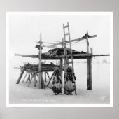 Het opslaan van voedsel in Alaska 1916 Poster (Voorkant)