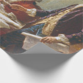 Het opstellen van de onafhankelijkheidsverklaring cadeaupapier (Hoek)