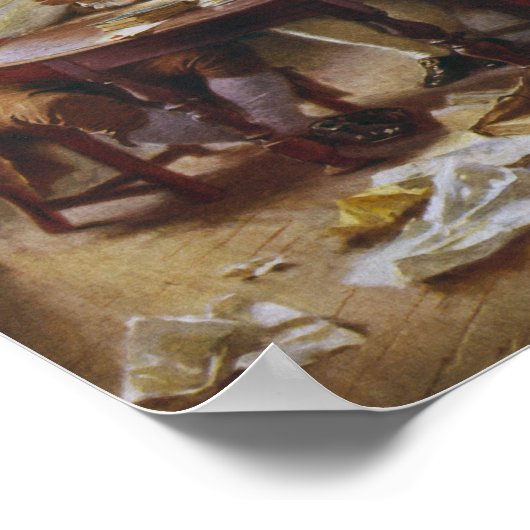 Het opstellen van de onafhankelijkheidsverklaring poster (Hoek)