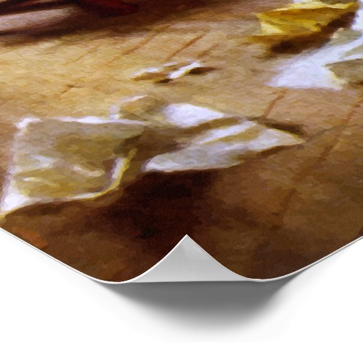 Het opstellen van de onafhankelijkheidsverklaring poster (Hoek)