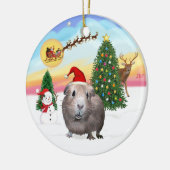 Het opstijgen - Guinee Pig #2 Keramisch Ornament (Links)