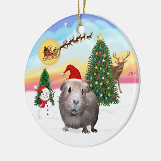 Het opstijgen - Guinee Pig #2 Keramisch Ornament (Links)