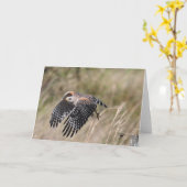 Het opstijgen van Wenskaart Kaart (Gele Bloem)