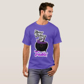 Het opstoken van problemen Grappig Halloween Gezeg T-shirt (Voorkant volledig)