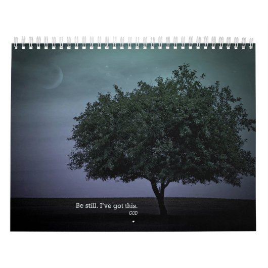 het optillen van citaten en fotografie blend kalender (Hoes)