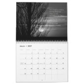 het optillen van citaten en fotografie blend kalender (Mar 2027)