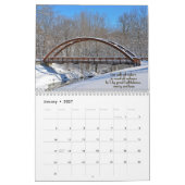 het optillen van citaten en fotografie blend kalender (Jan 2027)