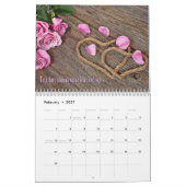 het optillen van citaten en fotografie blend kalender (Feb 2027)