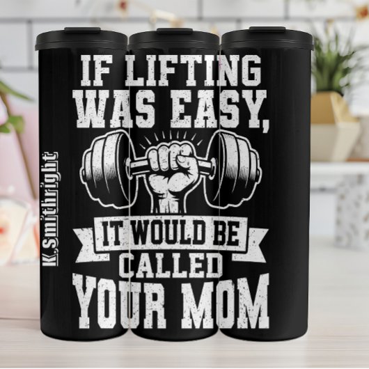 Het optillen was makkelijk, het zou je moeder hete thermosbeker