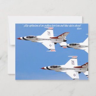 Het optimisme van een eindeloze horizon en blauwe 