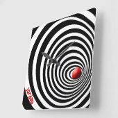 Het Optische Art. van de Tunnel van de tijd Vierkante Klok (Hoek)