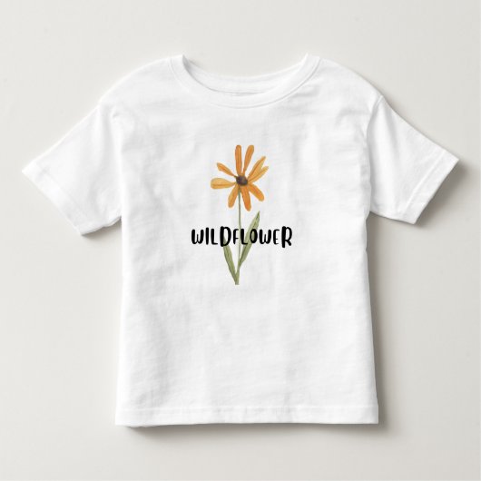 Het opvoeden van een Wildflower Mama Nieuwe Mama b Kinder Shirts (Voorkant)