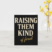 Het opvoeden van hen soort van wilde Ouderschap mo Kaart (Gele Bloem)