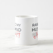 Het opvoeden van mijn man is vermoeiende grappige  koffiemok (Center)