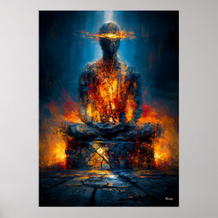Het Oraculum Zonder Gezicht Monumentale Expression Poster