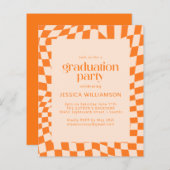 Het Oranje Afstuderen van het Controlebord van de  (Voorkant / Achterkant)