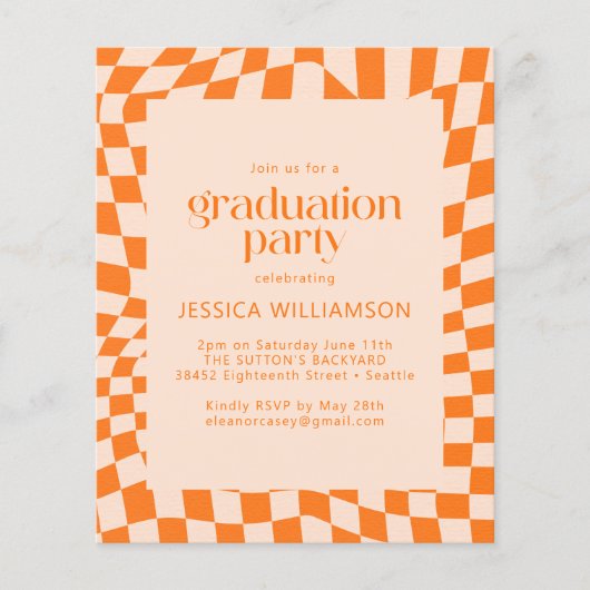 Het Oranje Afstuderen van het Controlebord van de  (Voorkant)