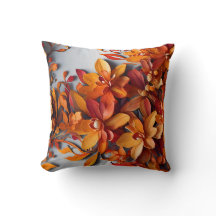 Het Oranje Bloemmotief Ontwerp