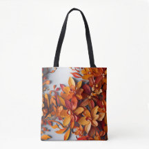 Het Oranje Bloemmotief Ontwerp