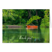 Het Oranje bord bedankt je kaart (Voorkant Horizontaal)