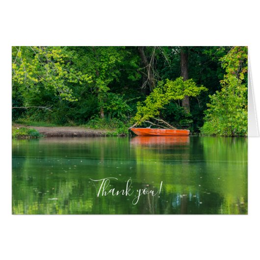 Het Oranje bord bedankt je kaart (Voorkant Horizontaal)