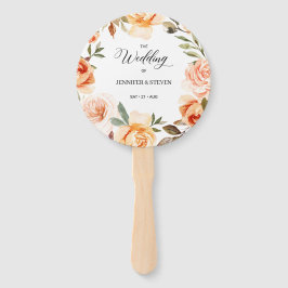 Het Oranje Floral Wedding Welkom in het najaar van Handwaaier