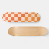 Het Oranje Gecontroleerde Patroon van de terugkeer Persoonlijk Skateboard (Horizontaal)