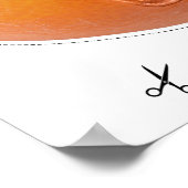 Het Oranje Halloweenmasker Poster (Hoek)