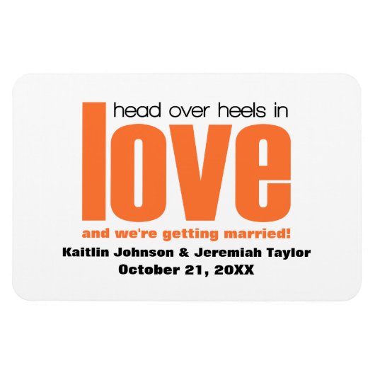 Het Oranje Hoofd over Hoogten sparen de Magneet va (Horizontaal)