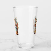 Het oranje katje vol mischief glas (Links)