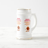 Het ORANJE MAN Bierpul (Voorkant rechts)