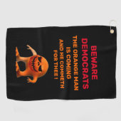 Het ORANJE MAN Golfhanddoek (Horizontaal)