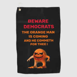 Het ORANJE MAN Golfhanddoek