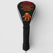 Het ORANJE MAN Golfheadcover (Voorkant)