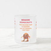 Het ORANJE MAN Matglas Koffiemok (Center)