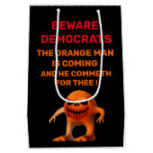 Het ORANJE MAN Medium Cadeauzakje (Achterkant)