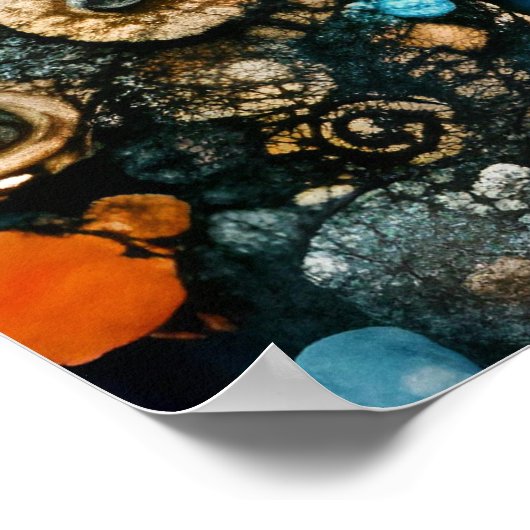 Het Oranje Man Poster (Hoek)